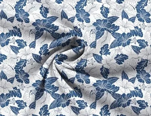 COOFANDY Mens Hawaiian Tropical Shirt Short Sleeve Casual Button Down Floral Summer Beach Shirts with Pocket - 4