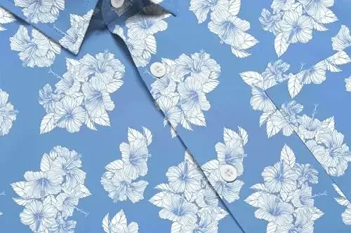 COOFANDY Mens Hawaiian Shirt Short Sleeve Button Down Shirts Tropical Floral Summer Beach Shirts - 3