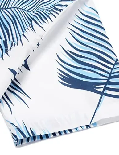 COOFANDY Mens Hawaiian Tropical Shirt Short Sleeve Casual Button Down Floral Summer Beach Shirts with Pocket - 6