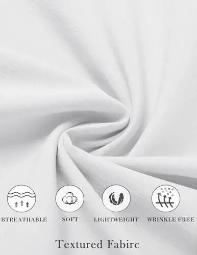 COOFANDY Sleeveless Beach Shirts for Men Summer Tank Shirts Casual Henley Tank Top - 5