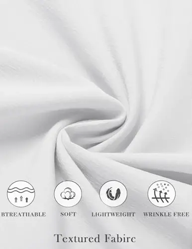 COOFANDY Sleeveless Beach Shirts for Men Summer Tank Shirts Casual Henley Tank Top - 5