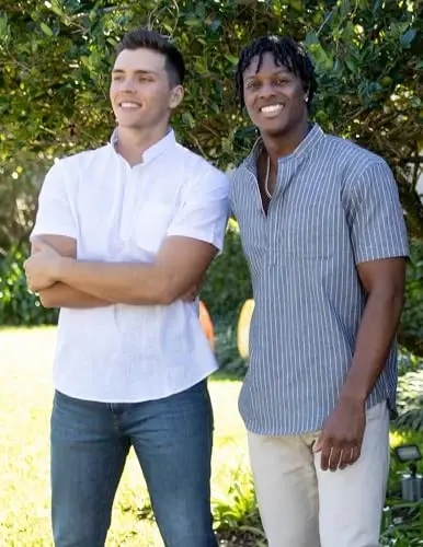 COOFANDY Men's Cotton Linen Henley Shirt Short Sleeve Hippie Casual Beach T-Shirts with Pocket - COOFANDY (1)