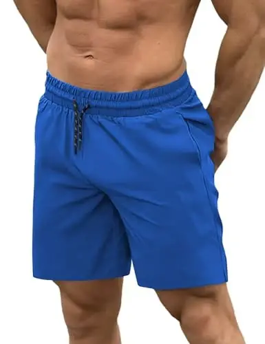 COOFANDY Men Swim Trunk with Compression Liner 2 in 1 Swimwear Bathing Suit Quick Dry Board Short - 5