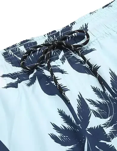 COOFANDY Men Swim Trunk with Compression Liner 2 in 1 Swimwear Bathing Suit Quick Dry Board Short - 3