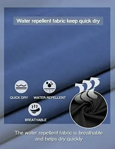 COOFANDY Men Swim Trunk with Compression Liner 2 in 1 Swimwear Bathing Suit Quick Dry Board Short - 4