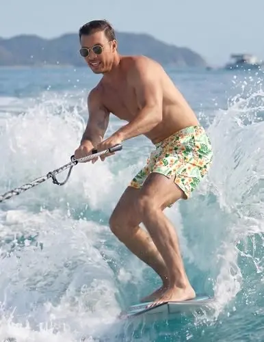 COOFANDY Men Swim Trunk with Compression Liner 2 in 1 Swimwear Bathing Suit Quick Dry Board Short - COOFANDY (1)