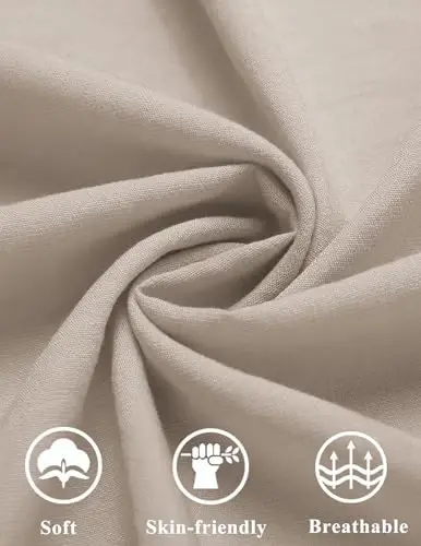 COOFANDY Men's Casual Button Down Shirts Short Sleeve Summer Cuban Vacation Beach Shirts - 4