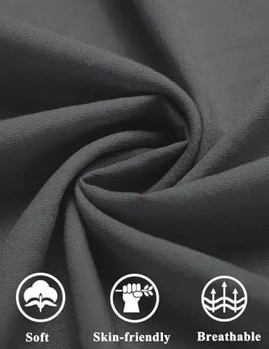 COOFANDY Men's Casual Button Down Shirts Short Sleeve Summer Cuban Vacation Beach Shirts - 4