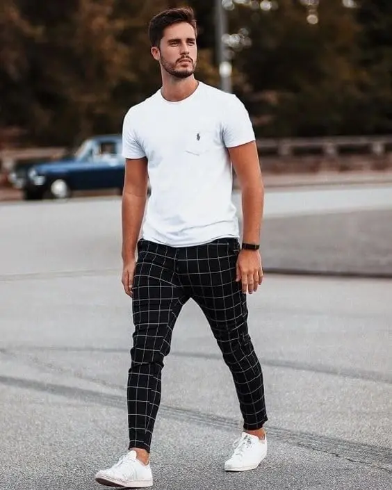 COOFANDY Men's Cotton Linen Pants Elastic Waist Lightweight Casual Pants Relaxed Fit Yoga Beach Pants with Pockets - 4