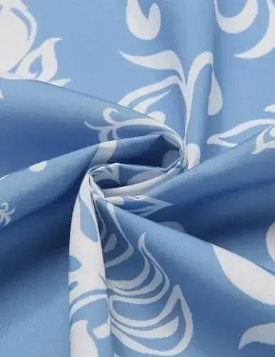 COOFANDY Mens Hawaiian Tropical Shirt Short Sleeve Casual Button Down Floral Summer Beach Shirts with Pocket - 6