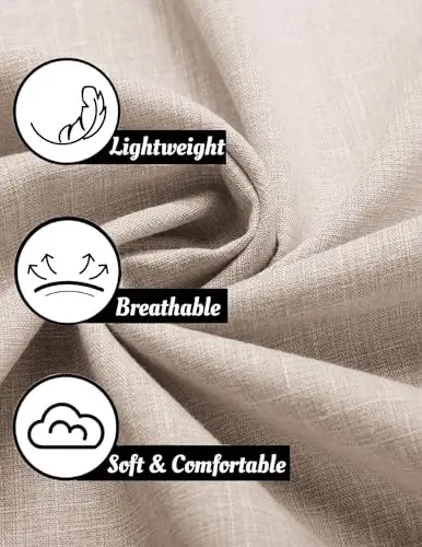COOFANDY Mens Linen Shirt Casual Short Sleeve Button Down Shirts Summer Beach Vacation Tops - 5