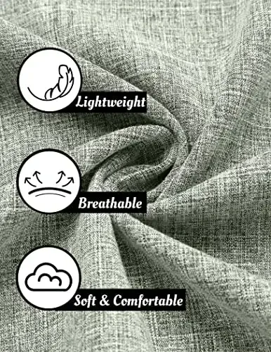 COOFANDY Men's Linen Shirts Short Sleeve Casual Shirts Button Down Shirt for Men Beach Summer Wedding Shirt - 5