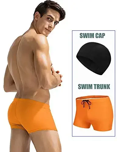 COOFANDY Men's Swimsuit Camo Quick Dry Mens Swimming Shorts Trunks with Pockets - COOFANDY (1)