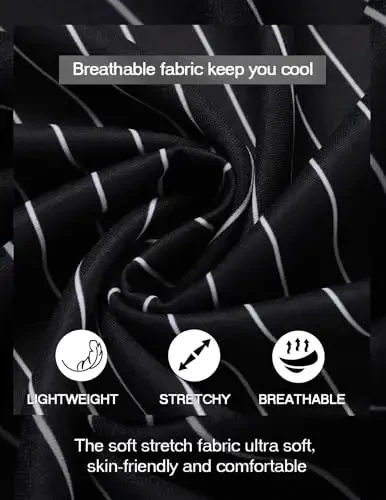 COOFANDY Мужская Повседневная Футболка Хенли с Коротким Рукавом, Летняя Пляжная Футболка в Стиле Хиппи с Воротником-стойкой - 4