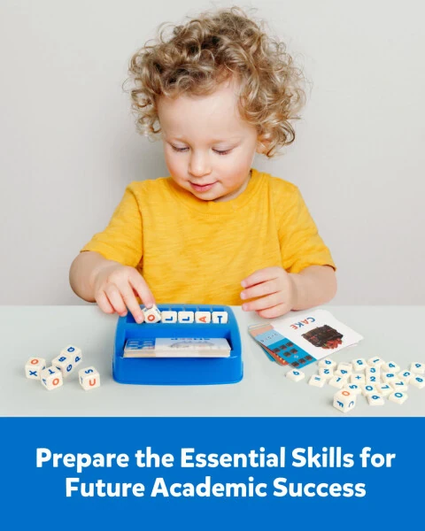 Coogam Matching Letter Game, Alphabet Spelling Reading Flash Cards, Math Number Words Puzzle Montessori Early Learning Educational Toys for 3 4 5 Year Old - 3