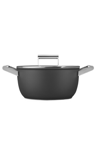 Cookware 50's Style Prima Plus 5-Piece Black Pot & Pan Set - 10