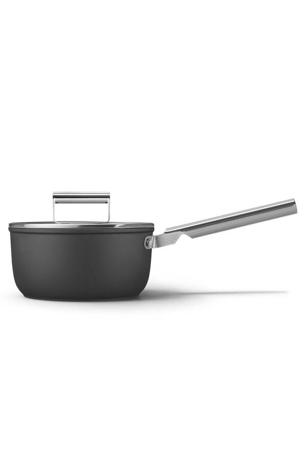 Cookware 50's Style Prima Plus 5-Piece Black Pot & Pan Set - 11