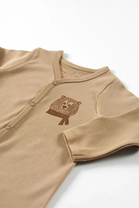 Cool Bear Unisex 3 Piece Hospital Discharge Set Organic Cotton Newborn Mini Set - 6