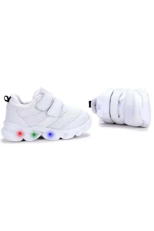 Cool Caty Işıklı Sneaker Bebek Spor Ayakkabı BEYAZ-BEYAZ - 3