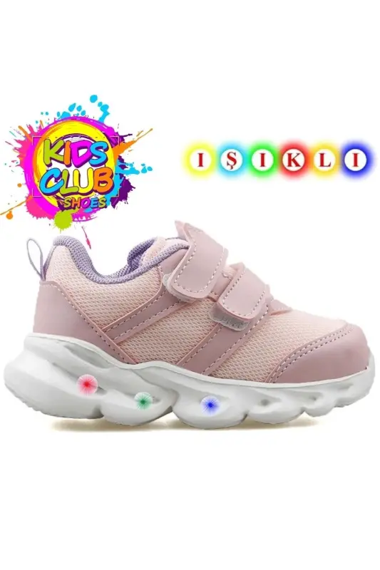 Cool Caty Işıklı Sneaker Bebek Spor Ayakkabı PUDRA-PUDRA - KOCAMANLAR AYAKKABI