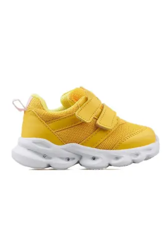 Cool Caty Işıklı Sneaker Bebek Spor Ayakkabı SARI-SARI - 3