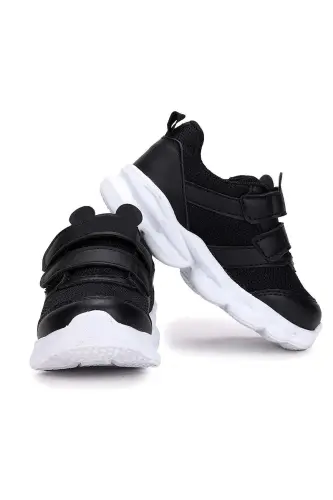 Cool Caty Işıklı Sneaker Bebek Spor Ayakkabı SİYAH - SİYAH - 3