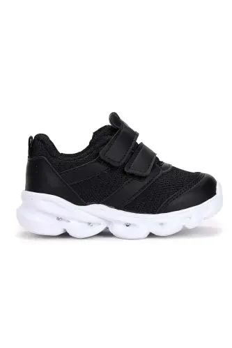 Cool Caty Işıklı Sneaker Bebek Spor Ayakkabı SİYAH - SİYAH - 5