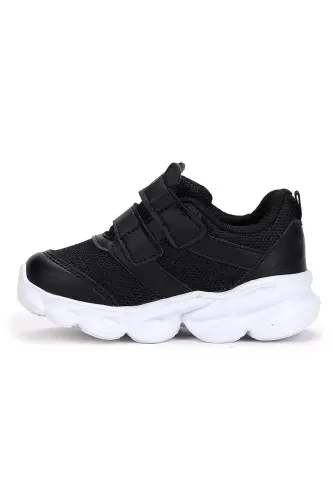 Cool Caty Işıklı Sneaker Bebek Spor Ayakkabı SİYAH - SİYAH - 6