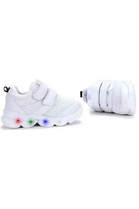 Cool Caty Yorug'li Sneaker Bola Sport Poyafzallari Oq - 3