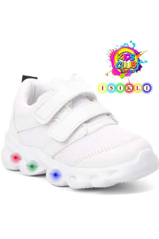 Cool Caty Yorug'li Sneaker Bola Sport Poyafzallari Oq - 1