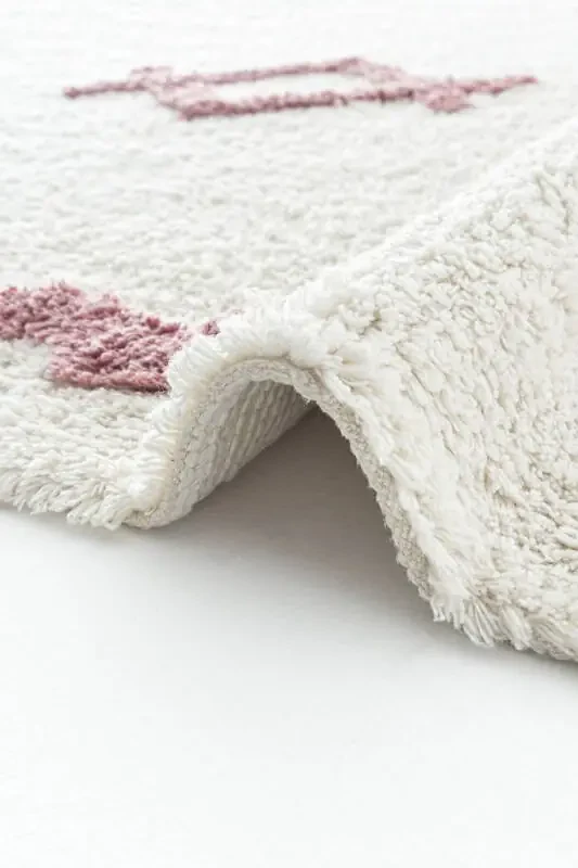 Cool Cotton Ccn 04 Multy Xw Machine Washable Non-Slip Natural Cotton Woven Baby Rug - 5