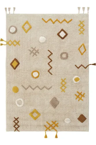 Cool Cotton Ccn 12 Multy Xw Mashina Yuvish Mumkin Bo'lmagan Tabanli Tabiiy Paxta To'qima Chaqaloq Gilam - COOL HALI