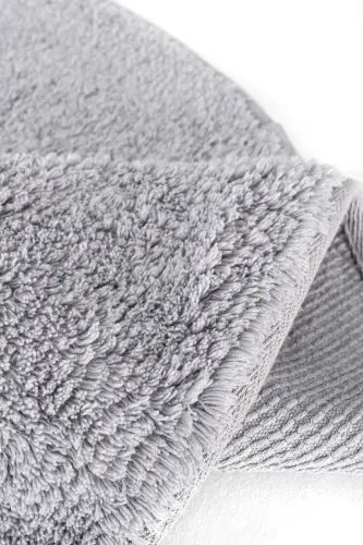 Cool Cotton Ccn Gray Washable Non-Slip Base Natural Cotton Woven Round Baby Carpet-Gray - 6