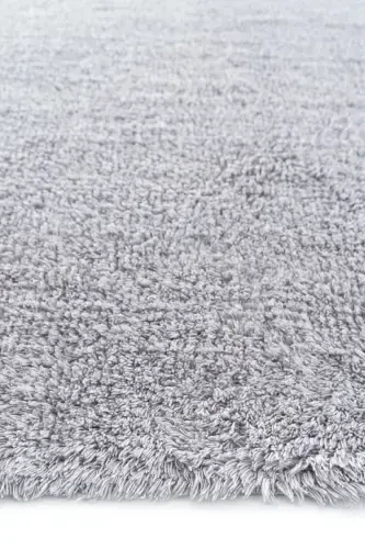 Cool Cotton Ccn Gri Makinede Yıkanabilir Kaymaz Tabanlı Naturel Pamuk Dokuma Bebek Halısı-Gri - 6