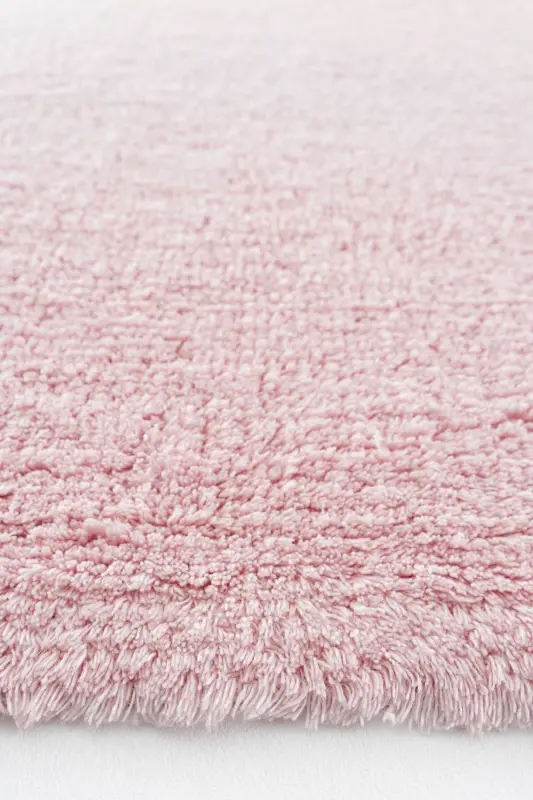 Cool Cotton Ccn Powder Machine Washable Non-Slip Base Natural Cotton Woven Baby Rug - 6