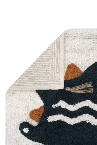 Cool Cotton Cream Baby Rug Machine Washable Non-Slip Base Soft Touch Dinosaur Kids Rug-Colorful 7 - 4