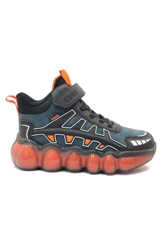 Cool Fred Uzun-25 Bosst Ortopedik Taban Unisex Çocuk Bot MAVİ - MAVİ - KIDS CLUB SHOES (1)