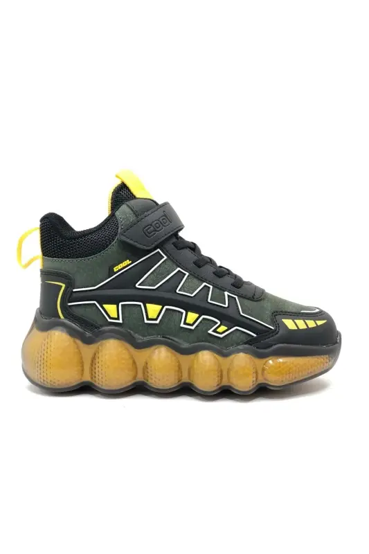 Cool Fred Uzun-25 Bosst Ortopedik Taban Unisex Çocuk Bot HAKİ - HAKİ - 4