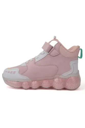 Cool Fred Uzun-25 Bosst Ortopedik Taban Unisex Çocuk Bot PUDRA - PUDRA - 4
