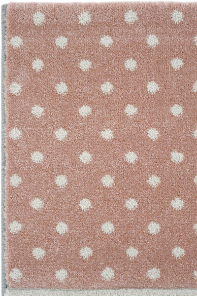 Cool Kids 05 Grey Pink Children's Room Rug Anti-Dust Soft Textured Baby Room Rug - 3