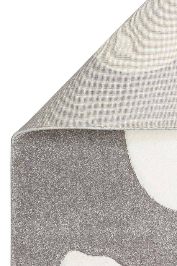 Cool Kids 09 Grey Kids Room Rug Anti-Dust Soft Textured Baby Room Rug - 21