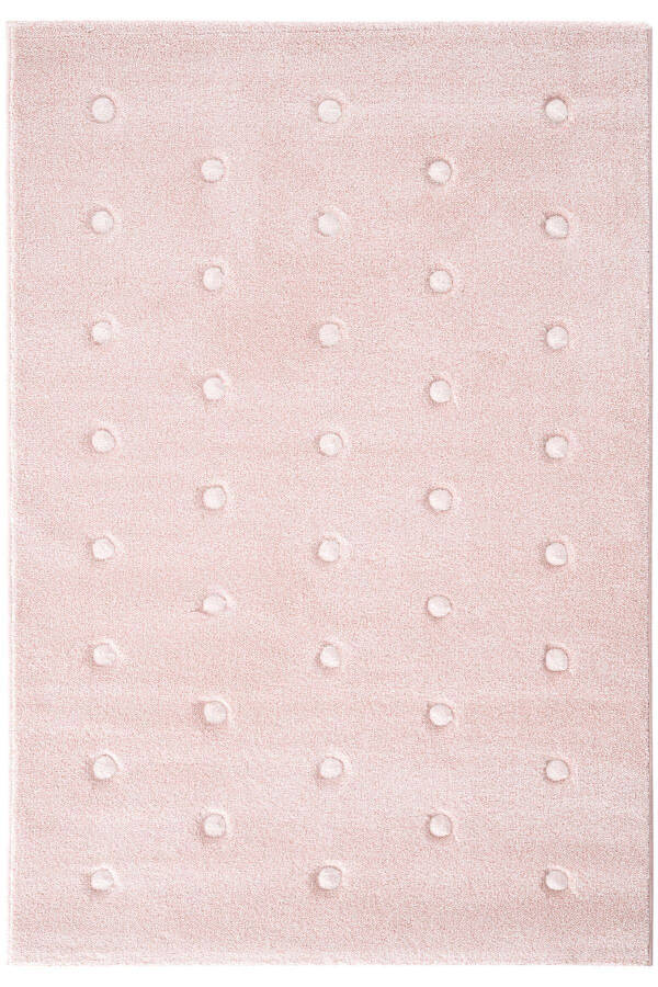 Cool Kids 10 Pink Children's Room Rug Anti-Dust Soft Textured Baby Room Rug - 15