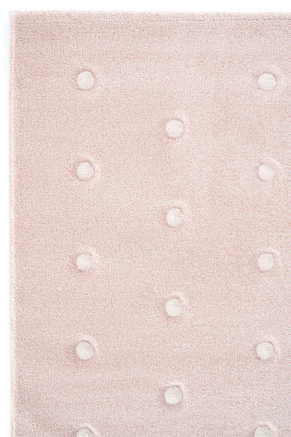 Cool Kids 10 Pink Children's Room Rug Anti-Dust Soft Textured Baby Room Rug - 17