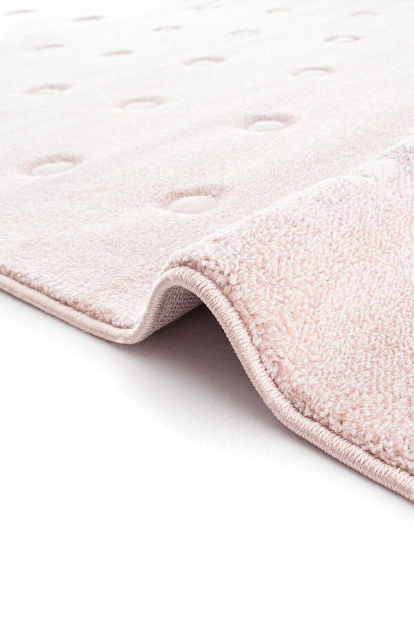 Cool Kids 10 Pink Children's Room Rug Anti-Dust Soft Textured Baby Room Rug - 19