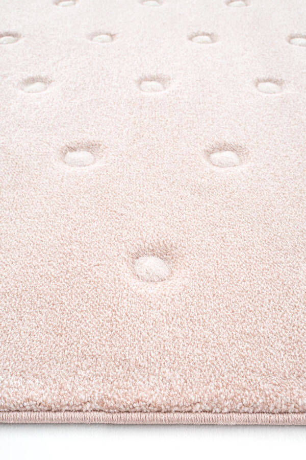 Cool Kids 10 Pink Children's Room Rug Anti-Dust Soft Textured Baby Room Rug - 20