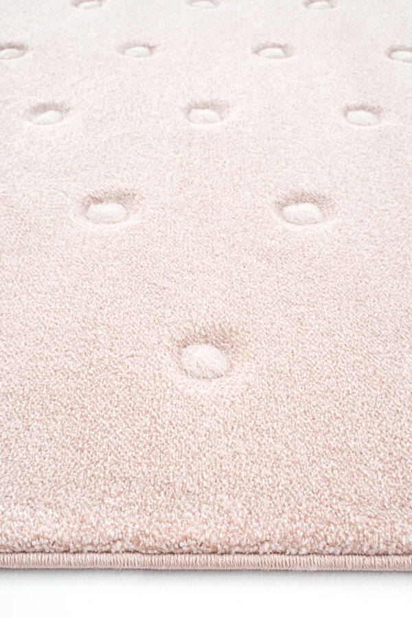 Cool Kids 10 Pink Children's Room Rug Anti-Dust Soft Textured Baby Room Rug - 6