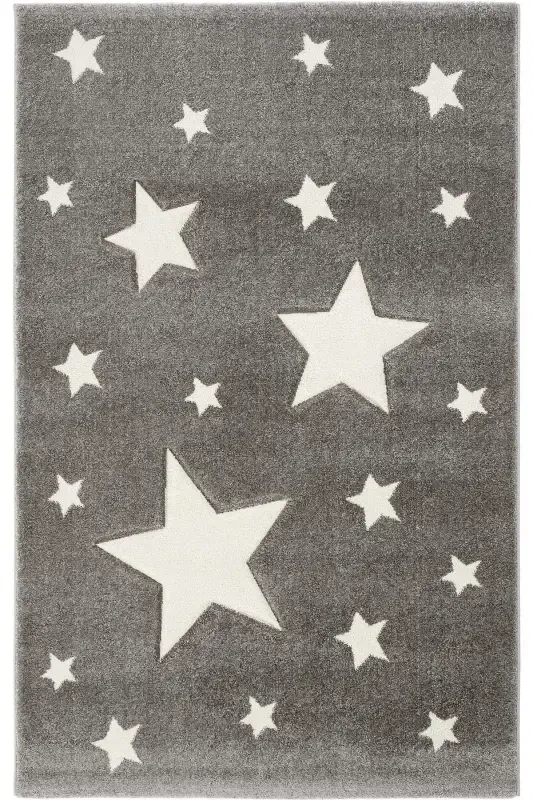 Cool Kids 12 Grey Kids Room Carpet Non-Shedding Soft Touch Baby Room Carpet-Grey 2 - 1