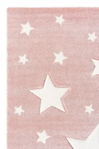 Cool Kids 12 Pushti Bolalar Xonasi Gilami Tuk Tushmaydigan Yumshoq To'qimali Chaqaloqlar Xonasi Gilami-Pushti 1 - 6