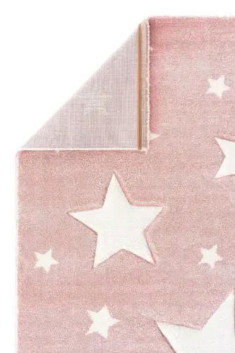 Cool Kids 12 Pushti Bolalar Xonasi Gilami Tuk Tushmaydigan Yumshoq To'qimali Chaqaloqlar Xonasi Gilami-Pushti 1 - 7