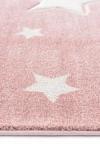 Cool Kids 12 Розовый Детский Ковер Не Линяет Мягкий На Ощупь Ковер Для Детской Комнаты-Розовый 1 - COOL HALI (1)